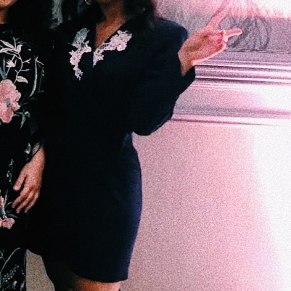 VINTAGE RAMPAGE FLORAL DRESS. - Picture 2 of 7